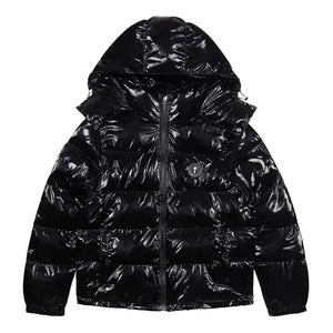 Trapstar Irongate Detachable Hooded Puffer Jacket - Shiny Black